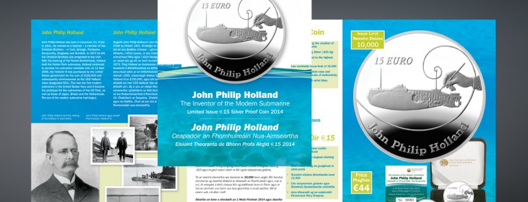 John P Holland Coin Mailer