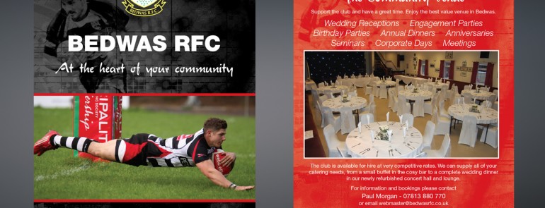 Bedwas RFC Promotional Literature